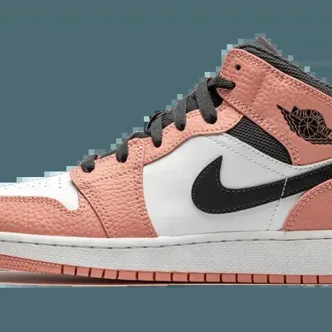 Basketball - Shoes - Air Jordan 1 Mid - Pink Quartz