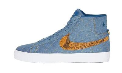 Schoenen - skateboard - heren - sb blazer supreme - industrial blue