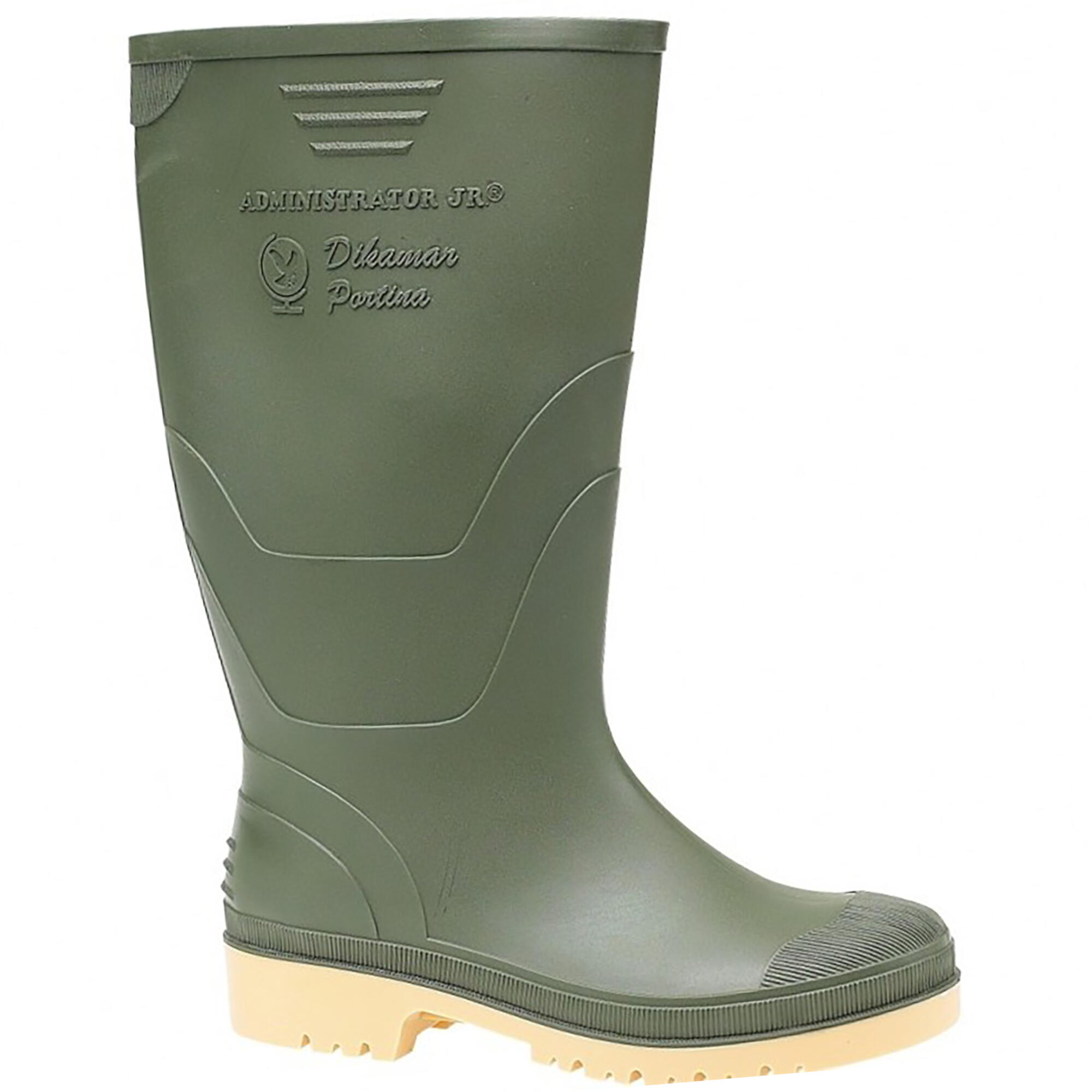 JNR Administrator Wellingtons / Ladies Womens Boots (Green) 2/3