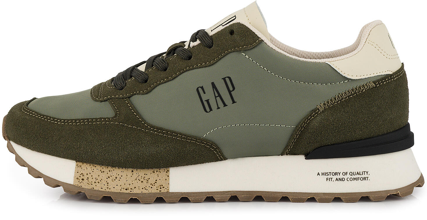 Męskie buty sneakersy sportowe zielone khaki oliwkowe GAP OSAKA 4/7