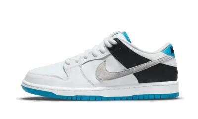 Scarpe - Skate - Uomo - Basse pelle - Dunk Low - Bianco/Blu