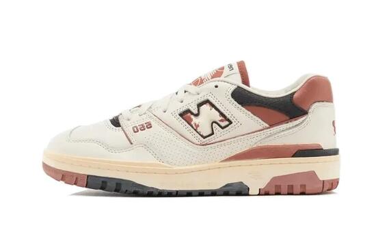 Sneakers uomo New Balance 550 Bianche.