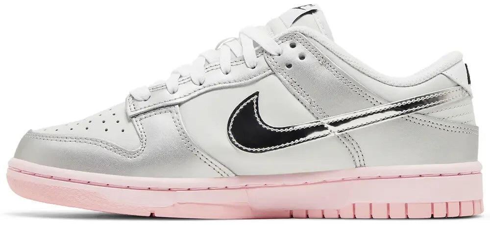 Nike Dunk Low LX Metallic Silver Pink Foam Damen 2/5