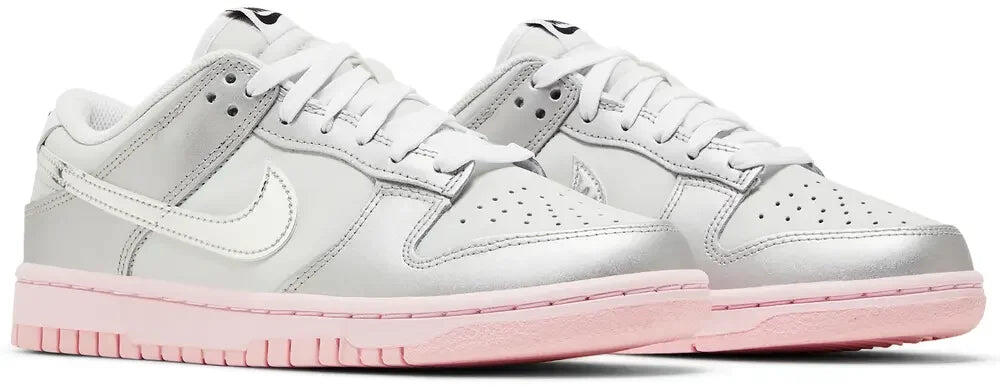 Nike Dunk Low LX Metallic Silver Pink Foam Damen 5/5