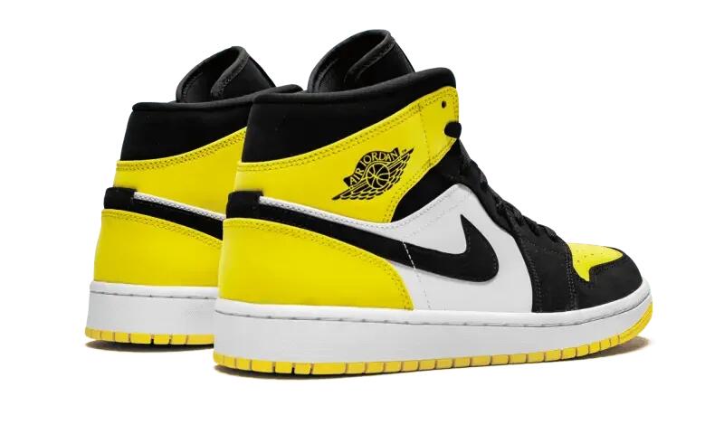 Air Jordan 1 Mid Yellow Toe 3/4
