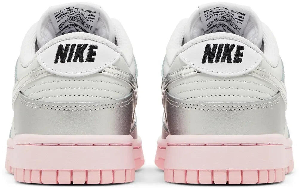 Nike Dunk Low LX Metallic Silver Pink Foam Damen 4/5