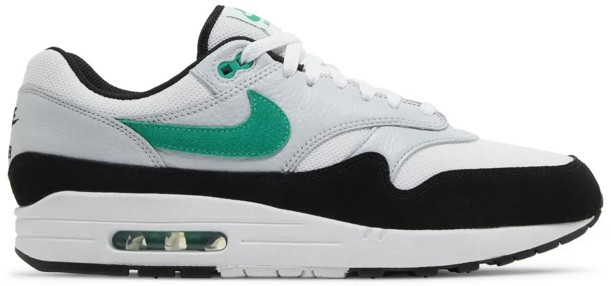Nike Air Max 1 White Black Stadium Green 1/5