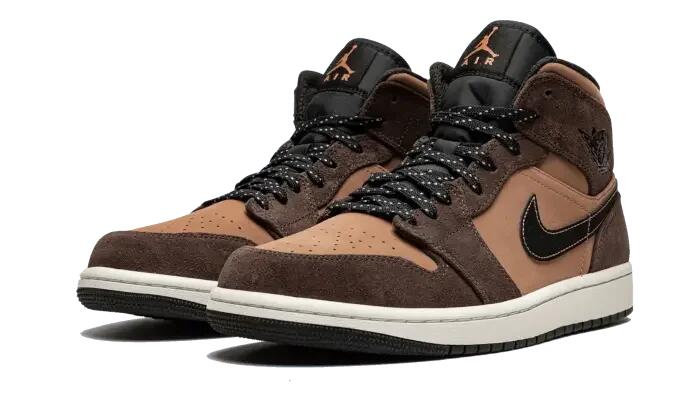 Air Jordan 1 Mid Earthy Brown 2/4