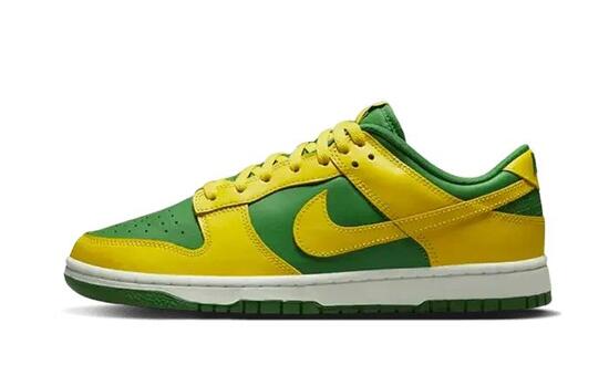 Zapatillas - Dunk Low Reverse Brazil - Verde/Amarillo