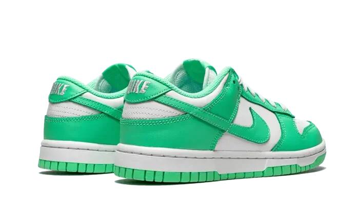 Zapatos - Lifestyle - Piel, forro textil - Dunk Low - Blanco/Green Glow 3/7