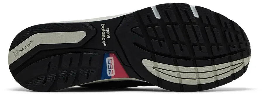 New Balance 992 MiUSA Black Grey 3/5