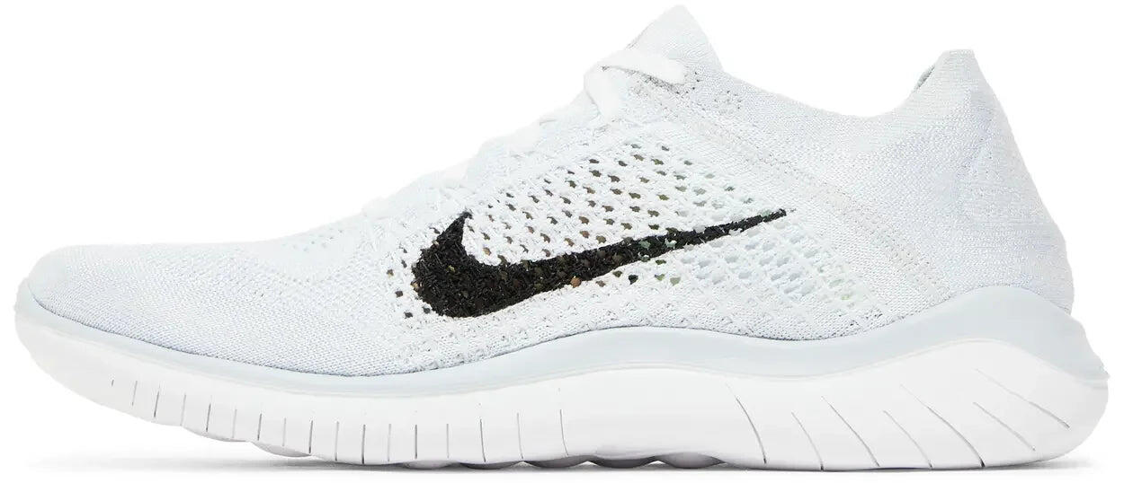 Nike Free RN Flyknit 2018 White Pure Platinum (W) 2/5