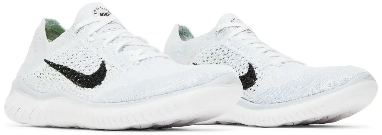 Nike Free RN Flyknit 2018 White Pure Platinum (W) 5/5