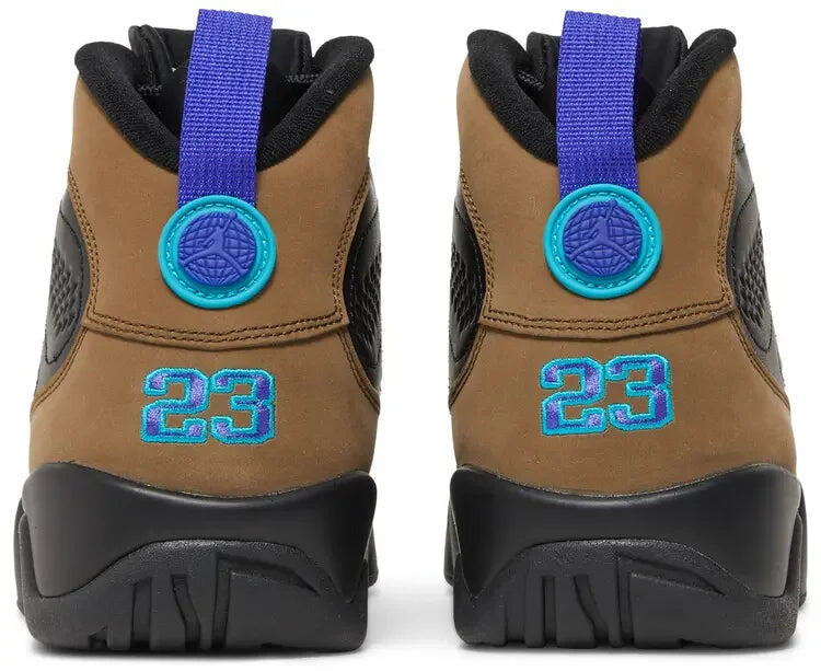 Jordan 9 Retro Light Olive Concord 4/5