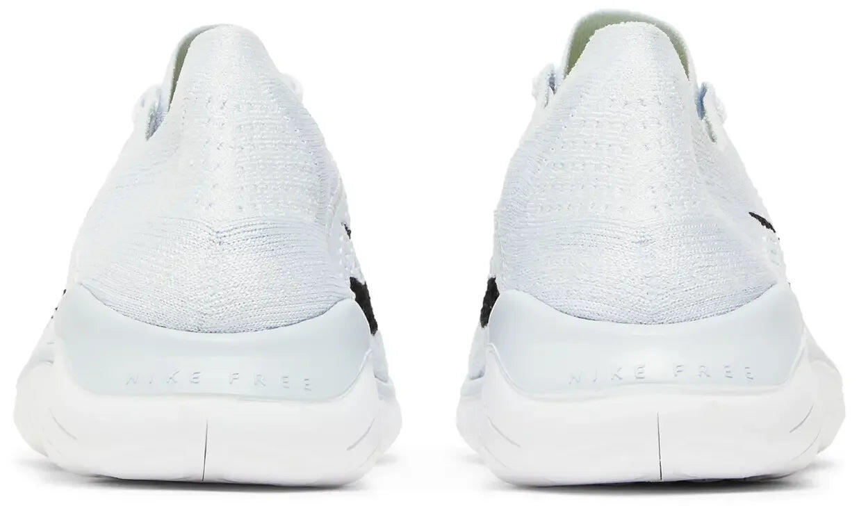Nike Free RN Flyknit 2018 White Pure Platinum (W) 4/5
