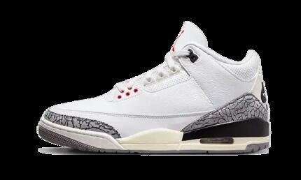 Zapatillas - baloncesto - unisex - Air Jordan 3 - blanco/gris cemento