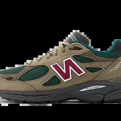 Running - Shoes - 990 V3 Made in USA - Green Olive/Purple