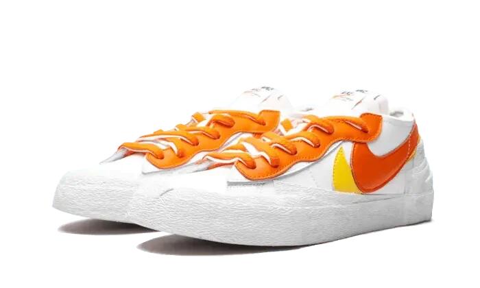 Blazer Low Sacai White Magma Orange 2/4