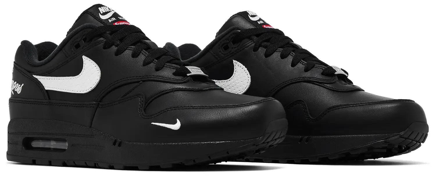 Nike Air Max 1 '87 SP Supreme Black White 5/6