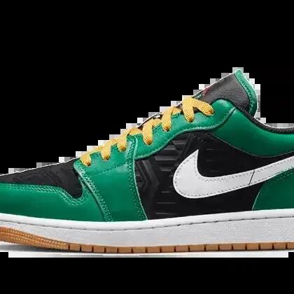 Unisex - Shoes - Air Jordan 1 Low SE - Malachite/Red/Black