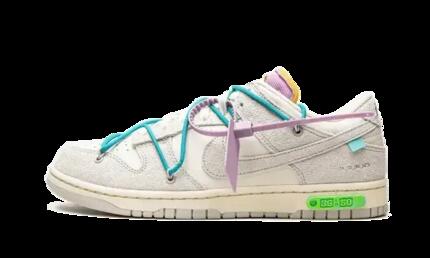 Zapatillas - Dunk Low Off-White Lot 36 - Blanco/Gris neutro