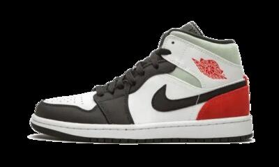 Schoenen - basketbal - unisex - air jordan 1 mid se - black toe