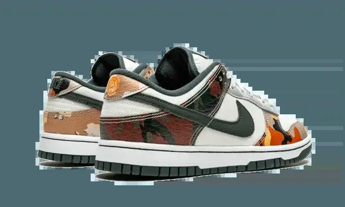 Nike Dunk Low SE Sail Multi-Camo 3/4