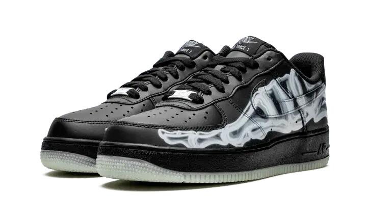 Nike Air Force 1 Low Black Skeleton Halloween 2019 2/4