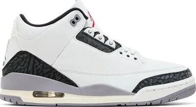 Jordan 3 Retro Cement Grey (GS)