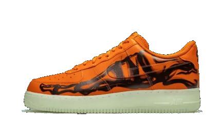 Zapatillas Unisex - Air Force 1 Halloween - Starfish/Blanco-Negro