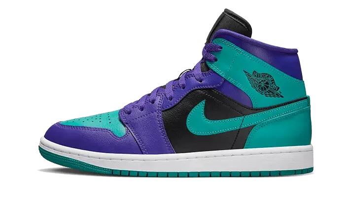 Air Jordan 1 Mid Black Grape 1/3