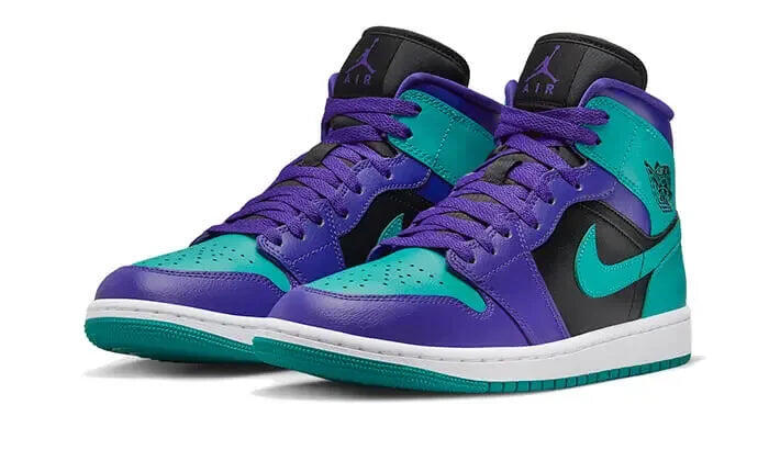 Air Jordan 1 Mid Black Grape 2/3