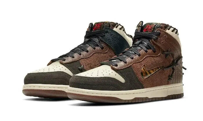 Nike Dunk High Bodega Legend Fauna Brown 2/3
