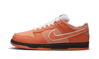 Schoenen - skate - unisex - sb dunk low concepts orange lobster - oranje/wit