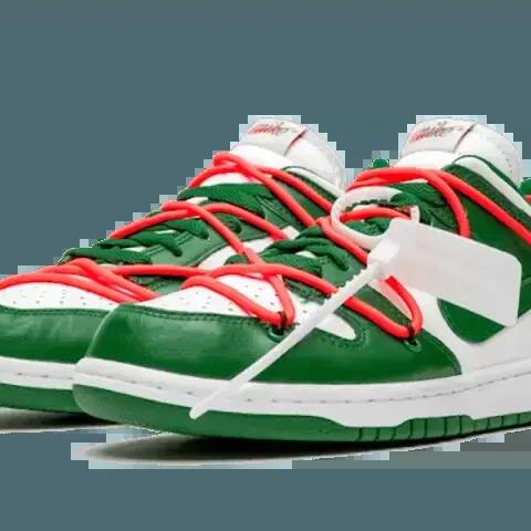 Nike Dunk Low Off-White Pine Green - Decathlon