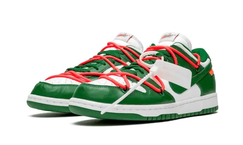 Dunk Low Off-White Pine Green - Taille : 40.5 EU 2/7