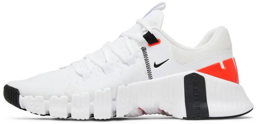 Nike Free Metcon 5 White Bright Crimson 2/5