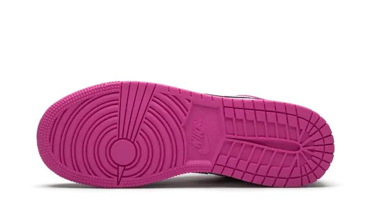 Air Jordan 1 Low Black Active Fuchsia 4/4