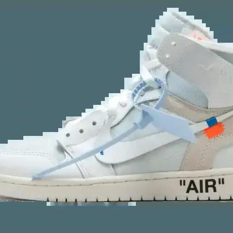 Unisex - Lifestyle - Shoes - Air Jordan 1 - White/Beige/Black