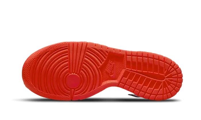 Nike Dunk High White Picante Red 3/3