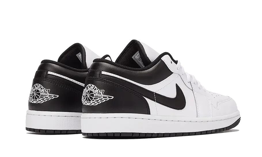 Jordan 1 Low White Black 3/4