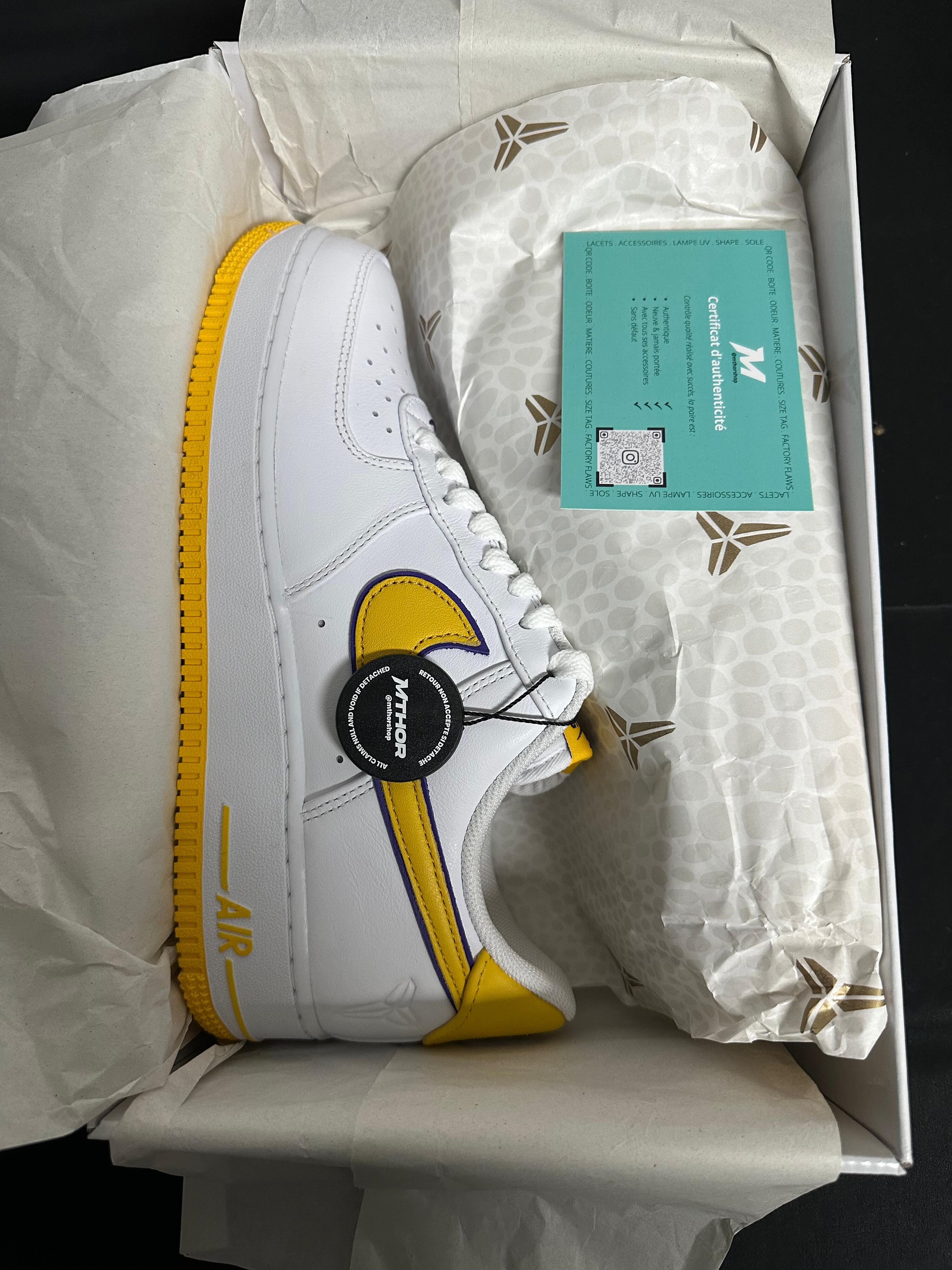 Nike Air Force 1 Low Retro QS Kobe Bryant Lakers Home 2/6