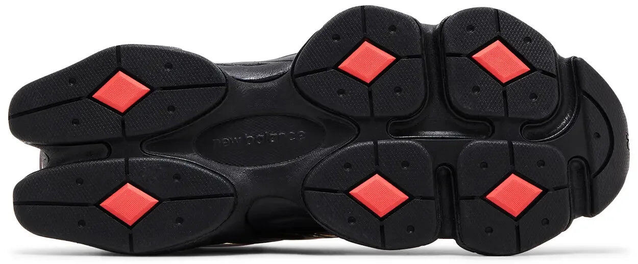 New Balance 9060 Black Red Gradient 3/5