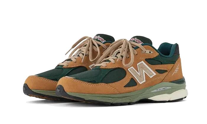 New Balance 990 V3 Made In USA Brown Olive 2/3