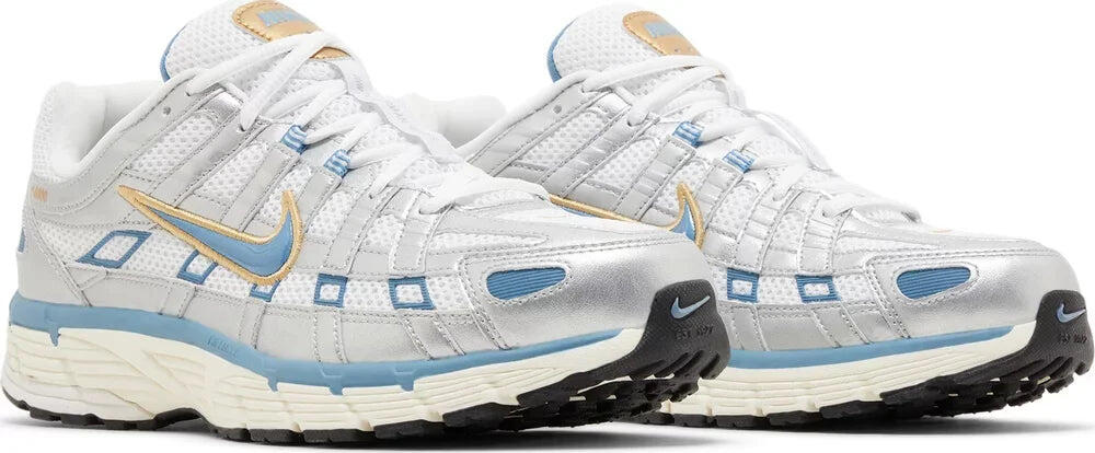 Nike P-6000 Metallic Silver Aegean Storm 5/5