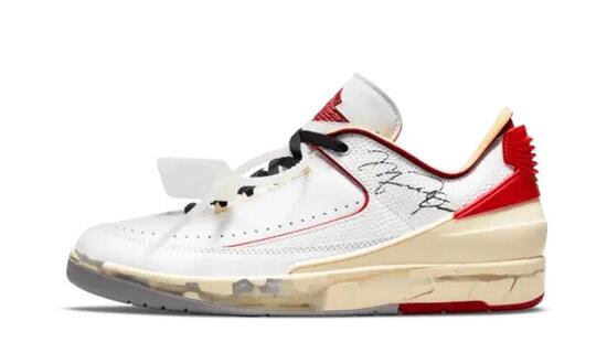 Jordan 2 Retro Low SP Off-White White Red