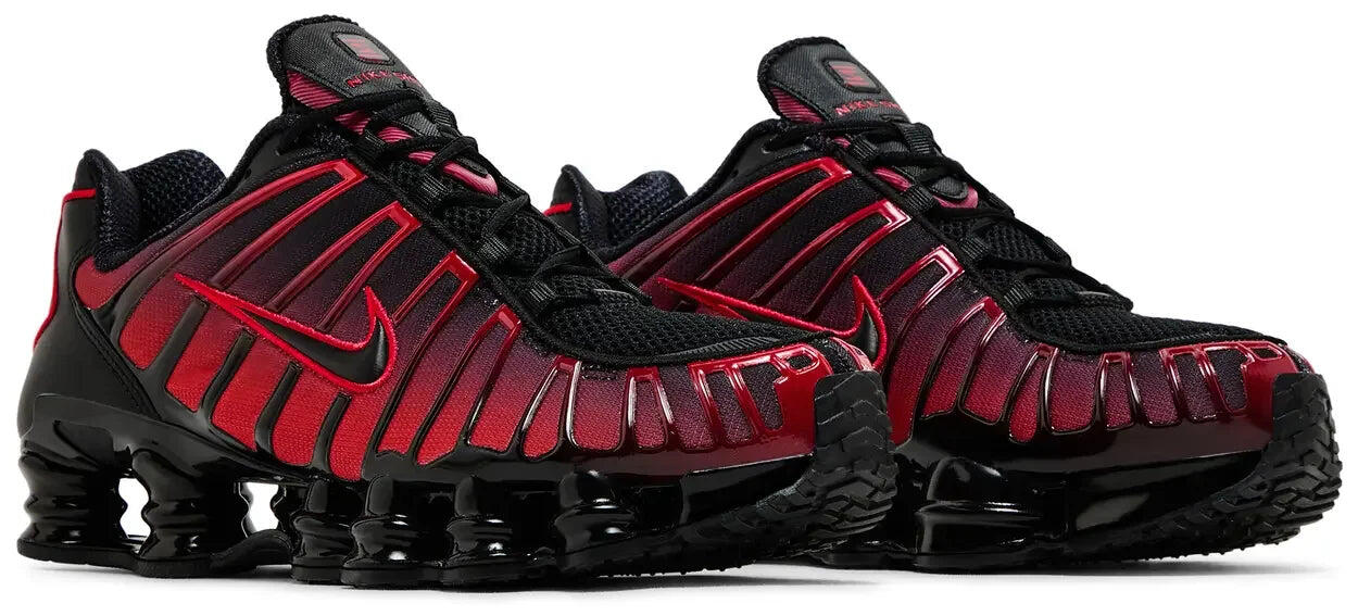 Nike Shox TL Black University Red Gradient 5/5