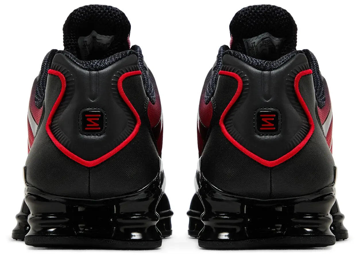 Nike Shox TL Black University Red Gradient 4/5
