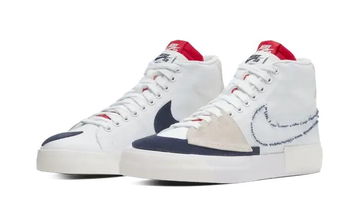 Nike SB Zoom Blazer Mid Edge Hack Pack White 2/3
