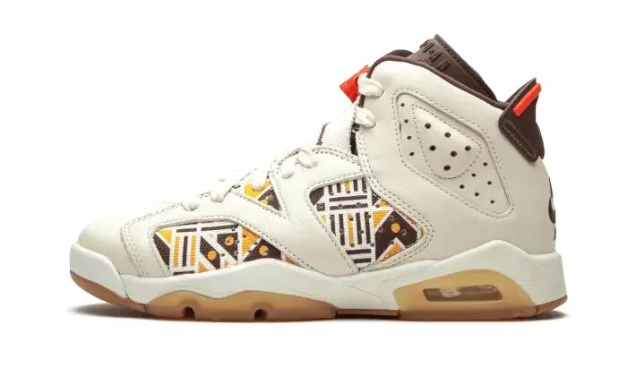 Air Jordan 6 Retro Quai 54 Sail Brown (2020) 1/4